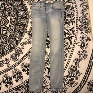 Abercrombie and Fitch Super Skinny Light Wash Jean